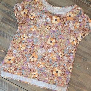 Floral Women's Blouse - Multicolor